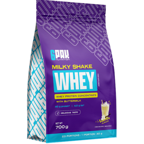 Białko  6PAK Milky Shake Whey  700g  Wanilia