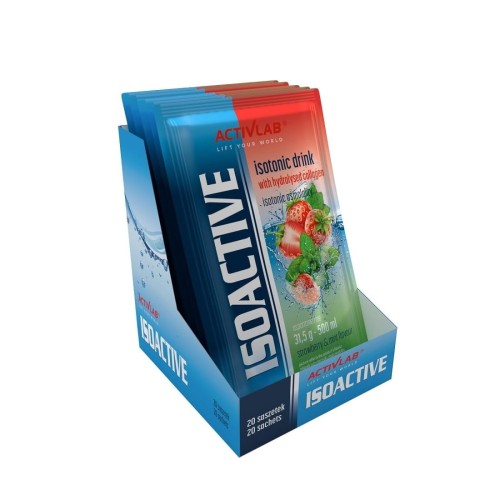 Izotonik Activlab Isoactive 20x31,5g  Truskawka z Miętą