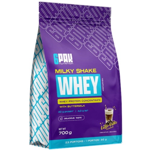 Białko  6PAK Milky Shake Whey  700g  Caffe Latte