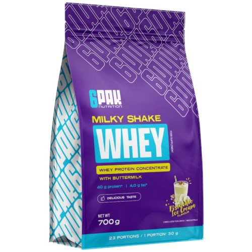 Białko  6PAK Milky Shake Whey  700g Lody Pistacjowe
