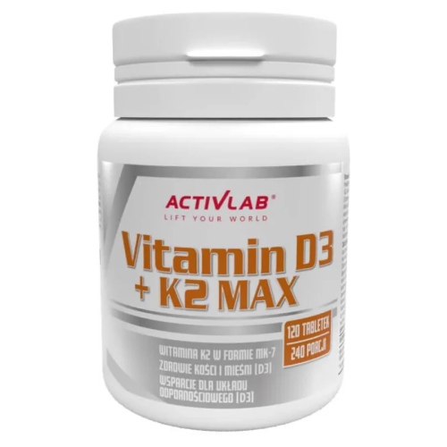 Witamina  D3+K2  Activlab 120 tabl.