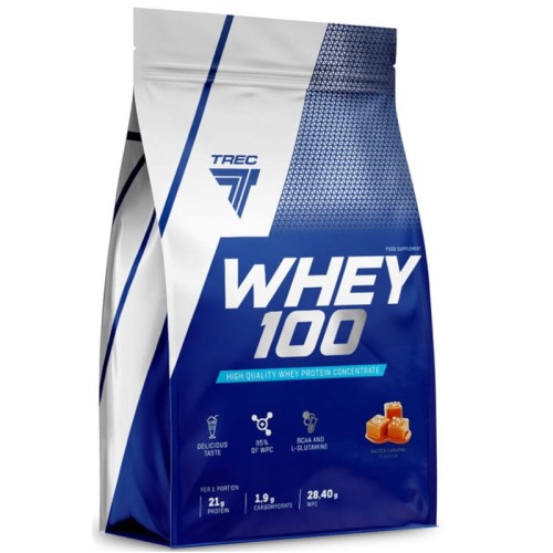 Białko Trec Whey 100  900g  Słony karmel