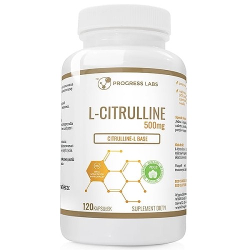 L-Cytrulina 500mg  Progress Labs 120kaps. Mięśnie Mega Dawka
