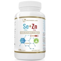 SELEN Organiczny 200mcg +CYNK 15mg+ Prebiotyk 120kaps. Progress Labs