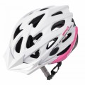 Kask Rowerowy Meteor MV29 Drizzle  L 58-61 cm Biało-Różowy