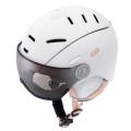 Kask Narciarski Meteor Holo roz. S 53-55 cm Biały