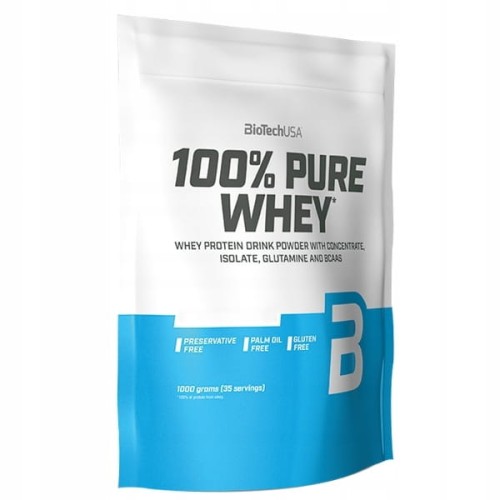 BioTechUSA 100% Pure Whey  1000g Ciasteczko  Białko WPC Izolat