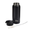 Butelka Termiczna Majestic Sport Delta 750 ml Czarna Bidon Termos Stalowy