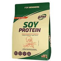 Białko Sojowe Pyszne Wegańskie  6PAK Soy Protein 700g Lody Waniliowe