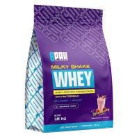 6PAK Milky Shake Whey 1800g  Truskawka