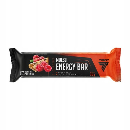 Trec Muesli Energy Bar Cranberries Rasberries 30g Baton Żurawinowo-Malinowy