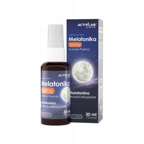 Melatonika Spray Mięta 30 ml Melatonina