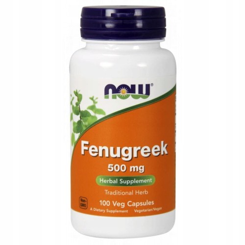 Now Foods Fenugreek Kozieradka 500 mg 100 kaps