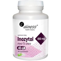 Aliness Inozytol+ 650 mg myo/D-chiro + B6 100 kaps.