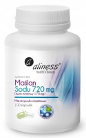 Aliness Maślan Sodu 720 mg 100 kaps.