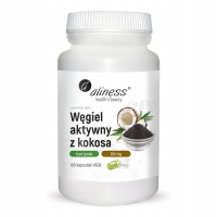 Aliness Węgiel Aktywny z Kokosa 100 kaps.