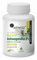 Aliness Natural Ashwagandha 9% 100 kaps. VEGE