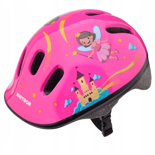 Kask Rowerowy dla Dzieci Meteor XS 44-48 cm Wróżka