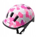 Kask Rowerowy dla Dzieci Meteor roz. S 48-52 cm Pink Hearts