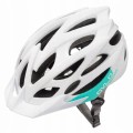 Kask Rowerowy Regulowany Szosowy z Daszkiem Meteor Ovlo M Biały/Miętowy