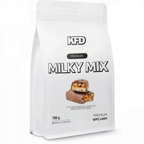 KFD Milky Mix 700g –WPC + MPI 700g Baton Karmelowo-Orzechowy