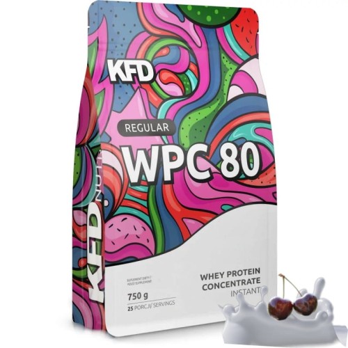 Białko KFD Regular WPC 80 750g Jogurtowo-Wiśniowy