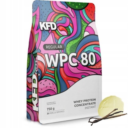 Białko KFD Regular WPC 80 750g Lody Waniliowe