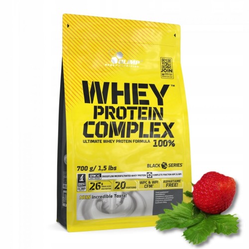 Białko Olimp Whey Protein Complex100% 700g Truskawkowe