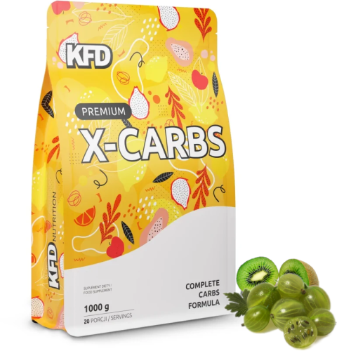 Węglowodany KFD Premium X-Carbs 1000g Kiwi-Agrest
